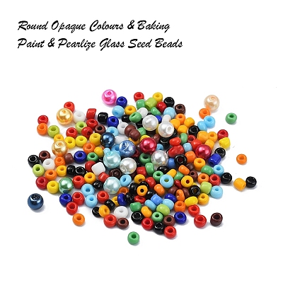 Glass Beads Set DIY-YW0003-41-1