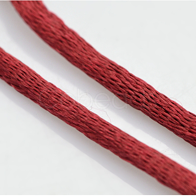 Nylon Satin Rattail Cords NWIR-O001-A-06-1