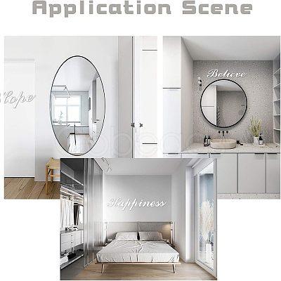 Acrylic Mirror Wall Stickers DIY-WH0190-85B-1