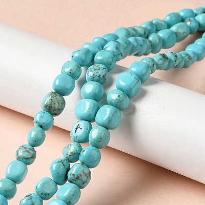 Natural Howlite Beads Strands G-C025-16-1