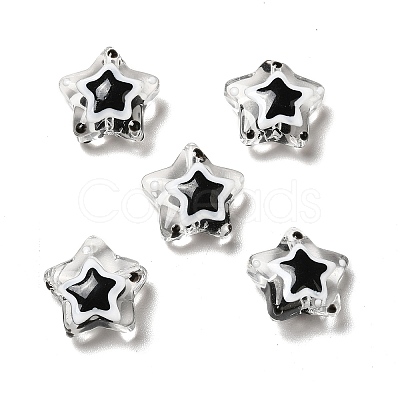 Glass with Enamel Beads LAMP-M011-01C-1