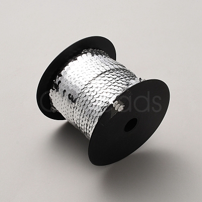 Sparkle PVC Sequins Ribbon OCOR-WH0090-70B-1