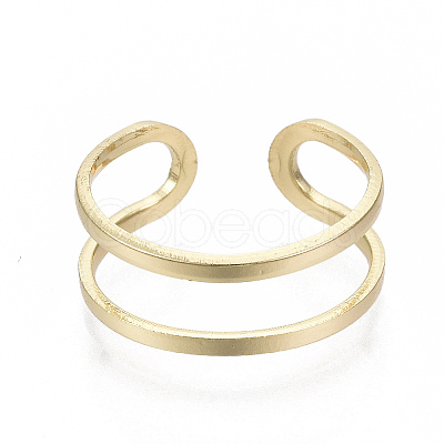 Brass Cuff Finger Rings X-RJEW-N030-003-NF-1