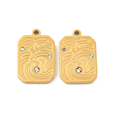 Ion Plating(IP) 304 Stainless Steel Pendants STAS-S135-11G-1