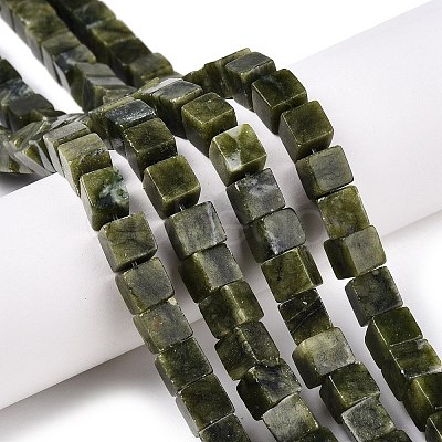 Natural TaiWan Jade Beads Strands G-T139-8x8-21A-1