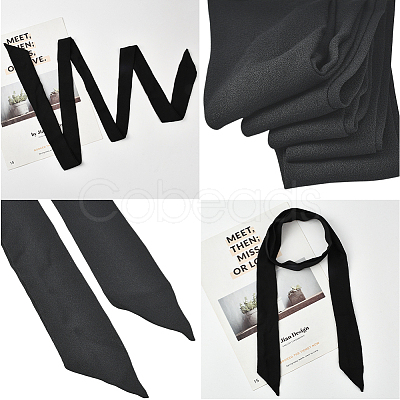 2Pcs Chiffon Ties for Women AJEW-SP0003-52A-1