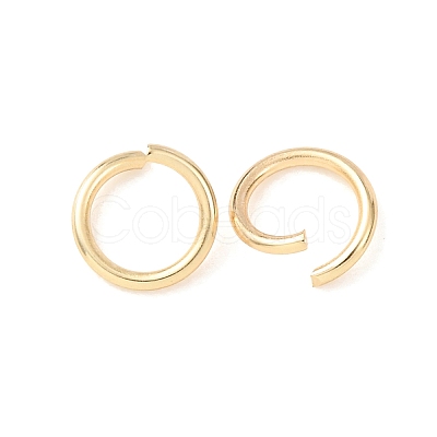 Brass Open Jump Rings KK-G604-08G-04-1