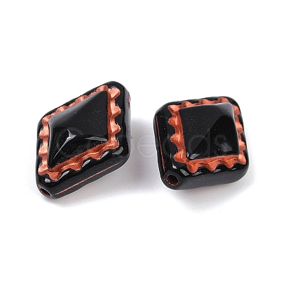 Opaque Acrylic Beads OACR-P029-07A-01-1