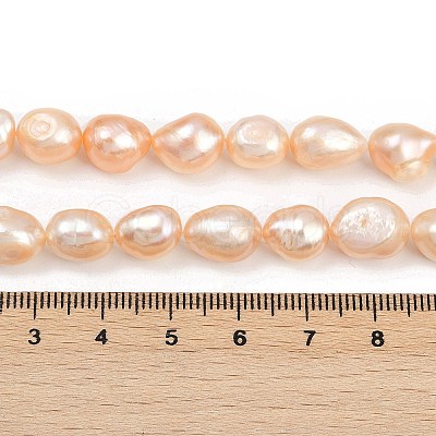 Natural Cultured Freshwater Pearl Beads Strands PEAR-P064-20K-04C-01-1