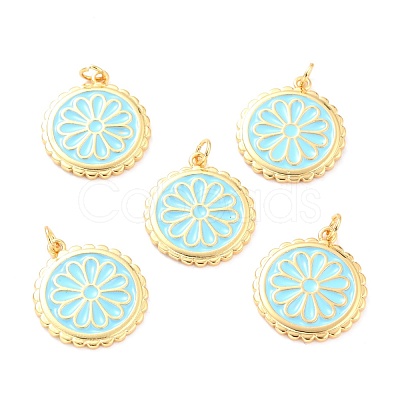 Real 18K Gold Plated Brass Pendants KK-L206-013G-03-1
