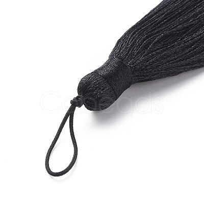 Nylon Tassel Big Pendants AJEW-P044-05-1