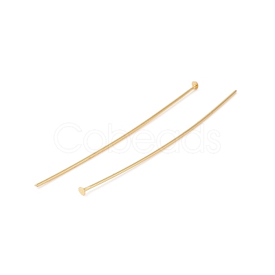 Brass Flat Head Pins KK-WH0058-03D-G01-1