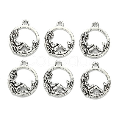 Tibetan Style Alloy Pendants PALLOY-K110-21AS-NR-1