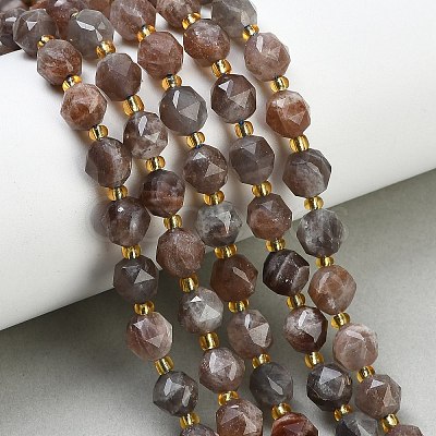 Natural Multi-Moonstone Beads Strands GG-CBA3921-B09-8mm-1