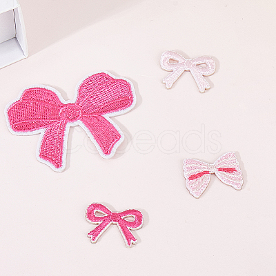 24Pcs 4 Styles Computerized Embroidery Cloth Iron on/Sew on Patches DIY-CY0001-28-1