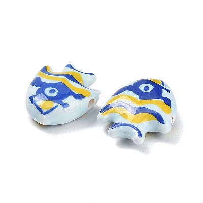 Handmade Porcelain Beads PORC-F016-01B-1