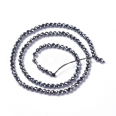 Terahertz Stone Beads Strands G-F596-37-3mm-1