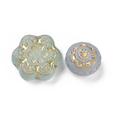 Plating Acrylic Beads X-OACR-C013-16-1