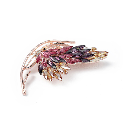 Rhinestone Butterfly Brooch Pin X1-JEWB-P016-03LG-03-1
