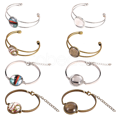 DIY Brass Bangle Makings DIY-SC0007-50-1