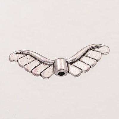 Wing Tibetan Style Alloy Beads LS-AB5041Y-NF-1