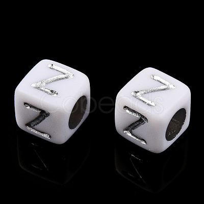 Plating Acrylic Beads SACR-S297-08-1