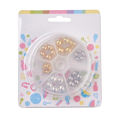 Brass Magnetic Clasps with Loops KK-JP0010-08-1