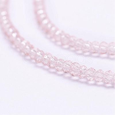 Transparent Glass Beads Strands EGLA-K010-A03-1