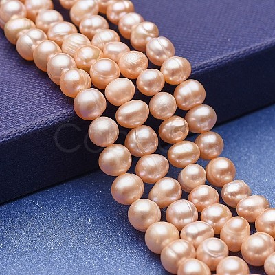 Natural Cultured Freshwater Pearl Beads Strands PEAR-P060-22B-1