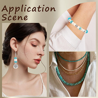 1 Strand Natural Howlite Beads Strands TURQ-SC0001-24-1