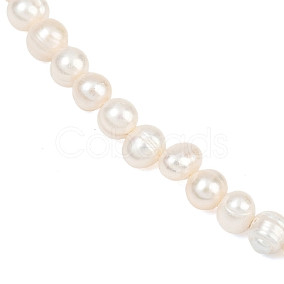 Natural Freshwater Pearl Necklaces NJEW-JN02515-1