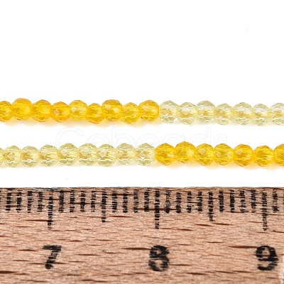 Transparent Glass Beads Strands GLAA-N074-01A-03-1