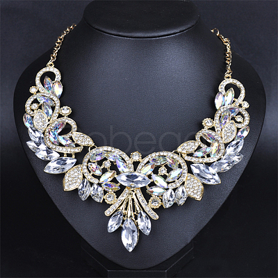 Pointed Back Glass Rhinestone Cabochons RGLA-OC0001-08C-1