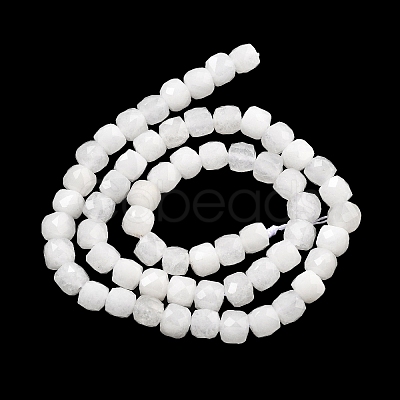 Natural White Jade Beads Strands G-C179-B23-01-1