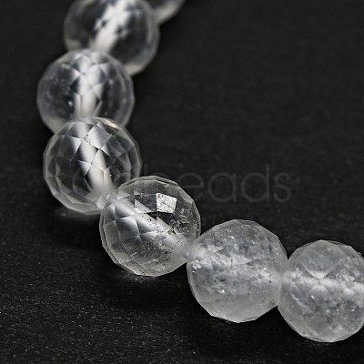 Natural Quartz Crystal Beads Strands G-G927-25-1