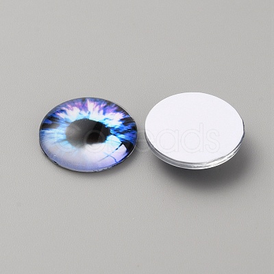 Glass Cabochons GLAA-WH0033-75F-02-1