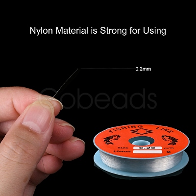 Transparent Fishing Thread Nylon Wire EC-L001-0.2mm-01-1