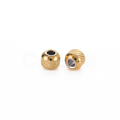 201 Stainless Steel Beads STAS-N088-35B-01G-1