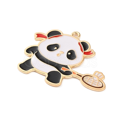 Sports Alloy Enamel Pendants ENAM-I079-01G-04-1