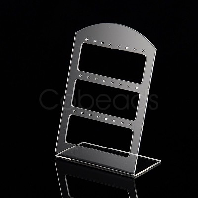 Organic Glass Earring Display Racks X-EDIS-N001-02B-1