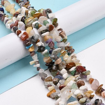 Natural Gemstone Beads Strands G-F328-26-1