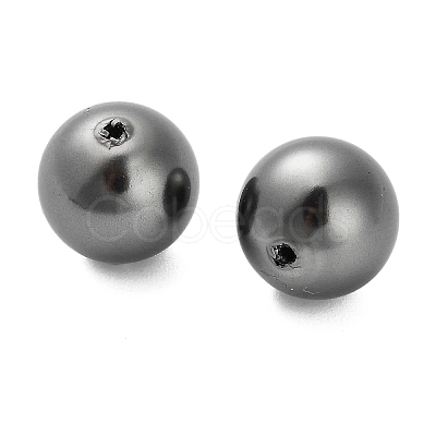 Baking Paint Pearlized Glass Pearl Round Beads HY-Q001-02B-05-1