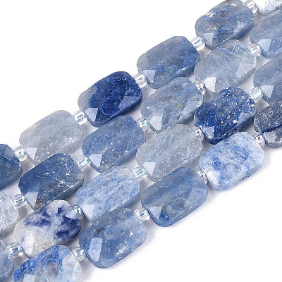Natural Blue Aventurine(Dyed & Heated) Beads Strands G-T139-81-1