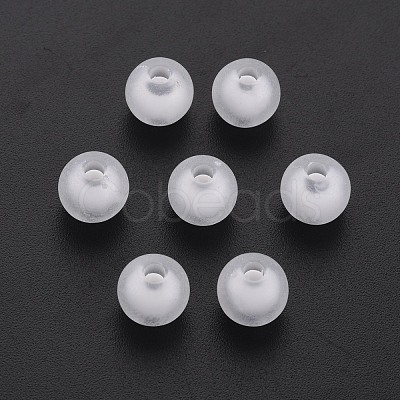 Frosted Acrylic Beads X-FACR-Q006-16mm-01-1