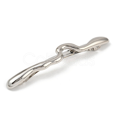 Alloy with Iron Clip Hair Barrettes PHAR-G014-05C-P-1