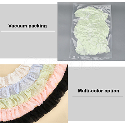 5 Yards Double Polyester Lace Trim for Sewing Decoration OCOR-GF0005-06C-1