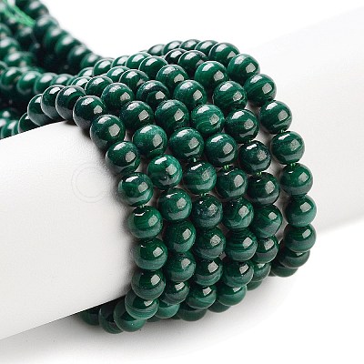 Natural Malachite Beads Strands X-G-I001-4mm-01-1