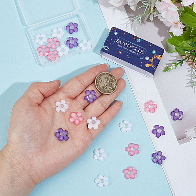 30Pcs 3 Colors Acrylic Ear Nuts FIND-SC0021-19-1