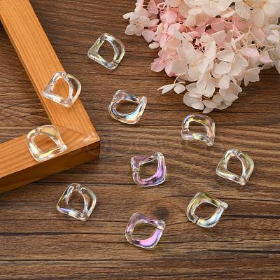 Transparent Acrylic Linking Rings OACR-S036-003A-D01-1