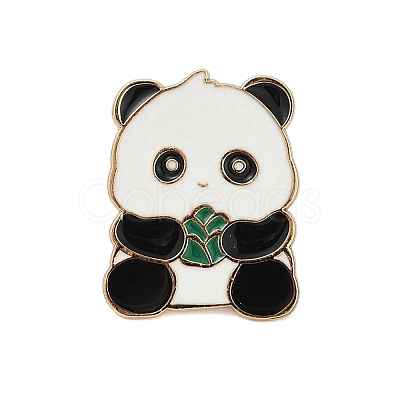 Panda Theme Enamel Pins JEWB-J006-02B-KCG-1